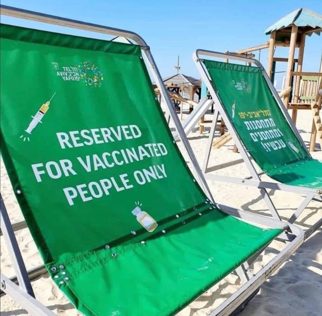  Vaccin Israël : plainte pour violation du code de Nuremberg. Israel_green_pass