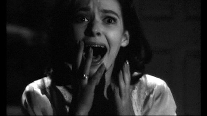 woman in fear