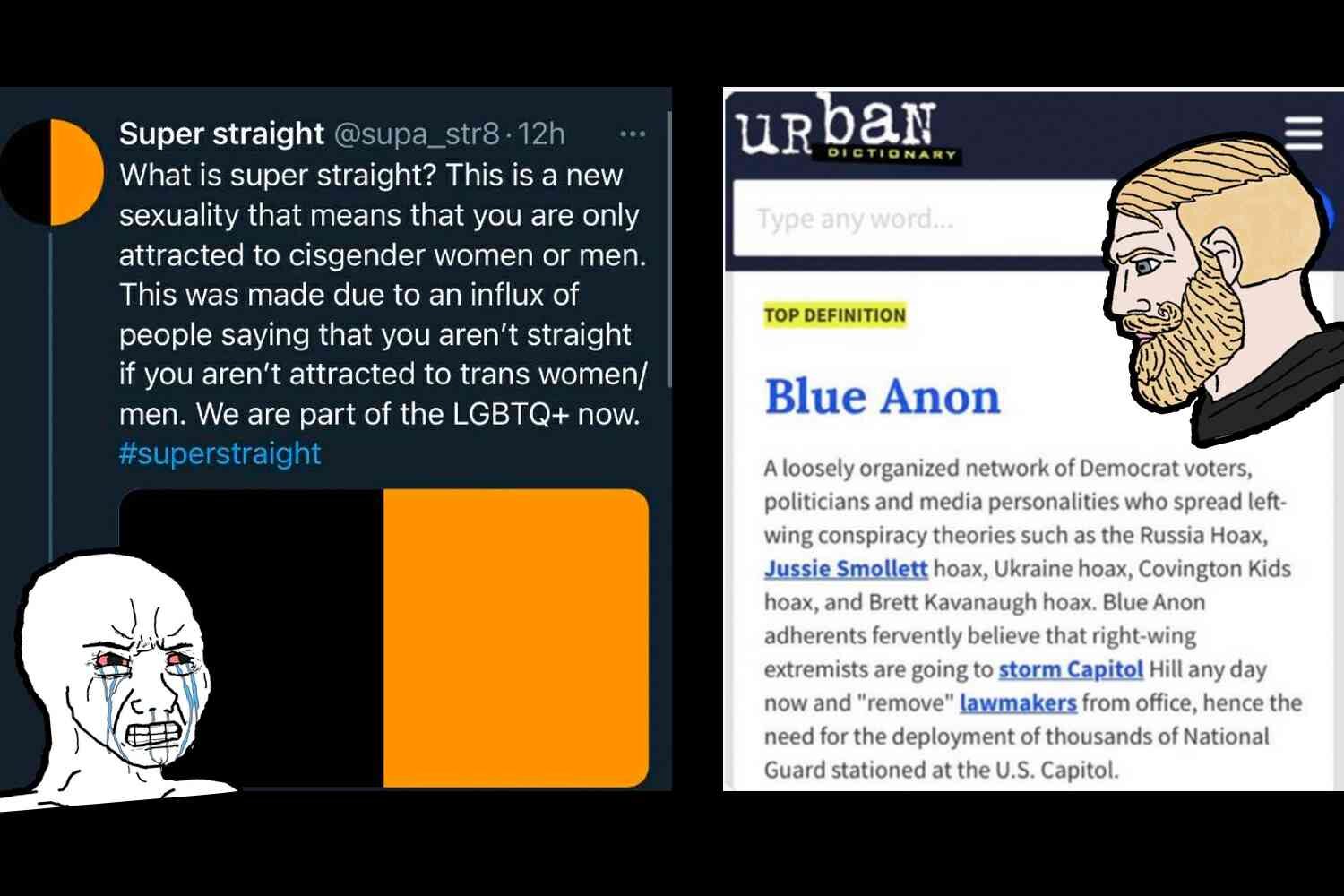 super straight blue anon