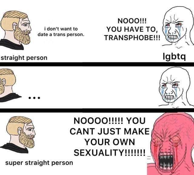 super straight meme