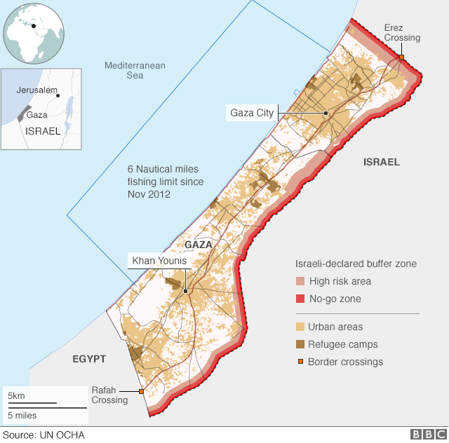 gaza buffer zone israel