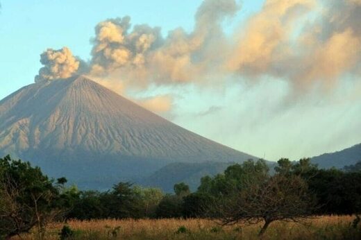 San Cristobal volcano eruption