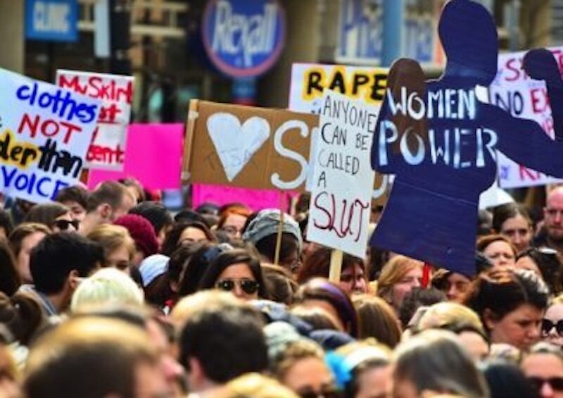 Click to enlarge feminist protest