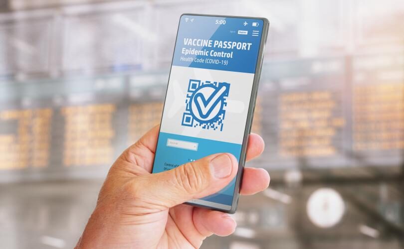 Click to enlarge vaccine passport