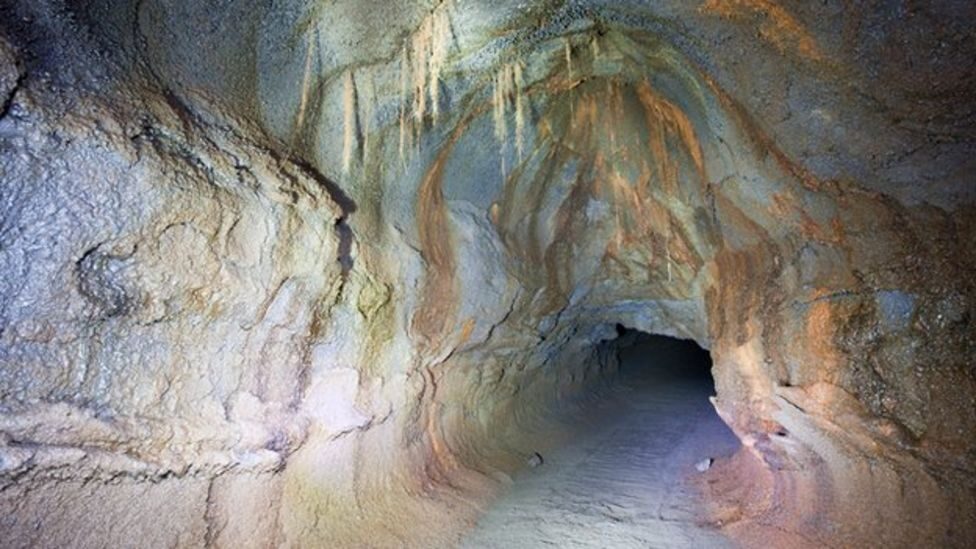 This lava tube is in Hawaii, but the features could be even bigger on the Moon.