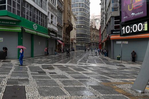 empty street São Paulo