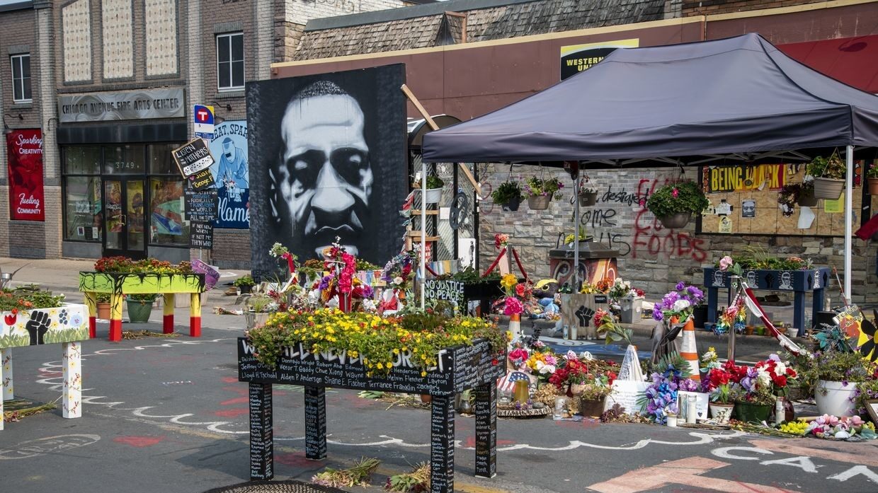 Click to enlarge george floyd memorial