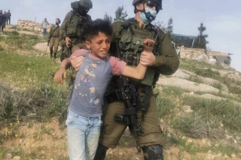 Click to enlarge children arrested picking flowers