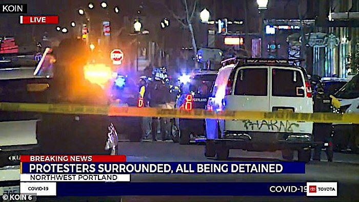 Click to enlarge Police cordon