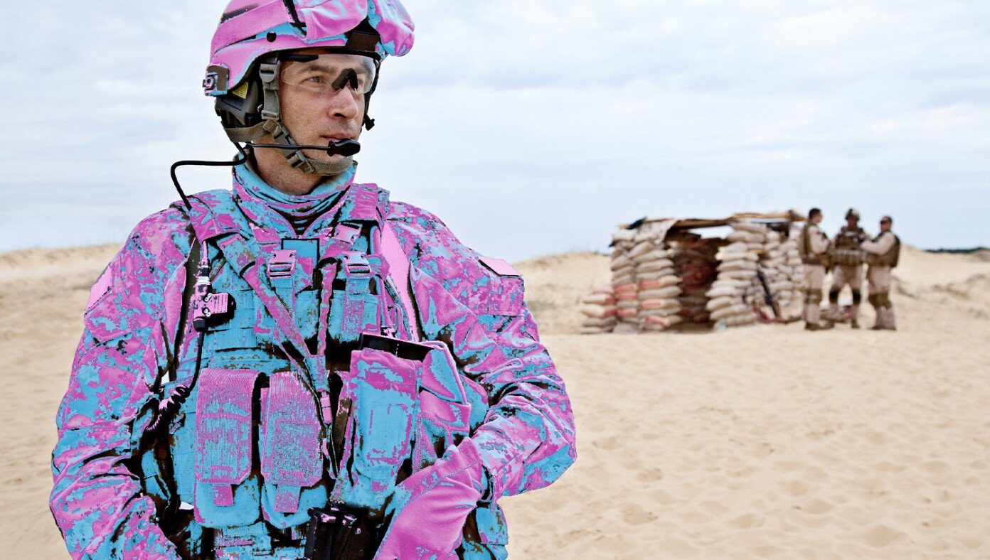 military lgbtq camo satire