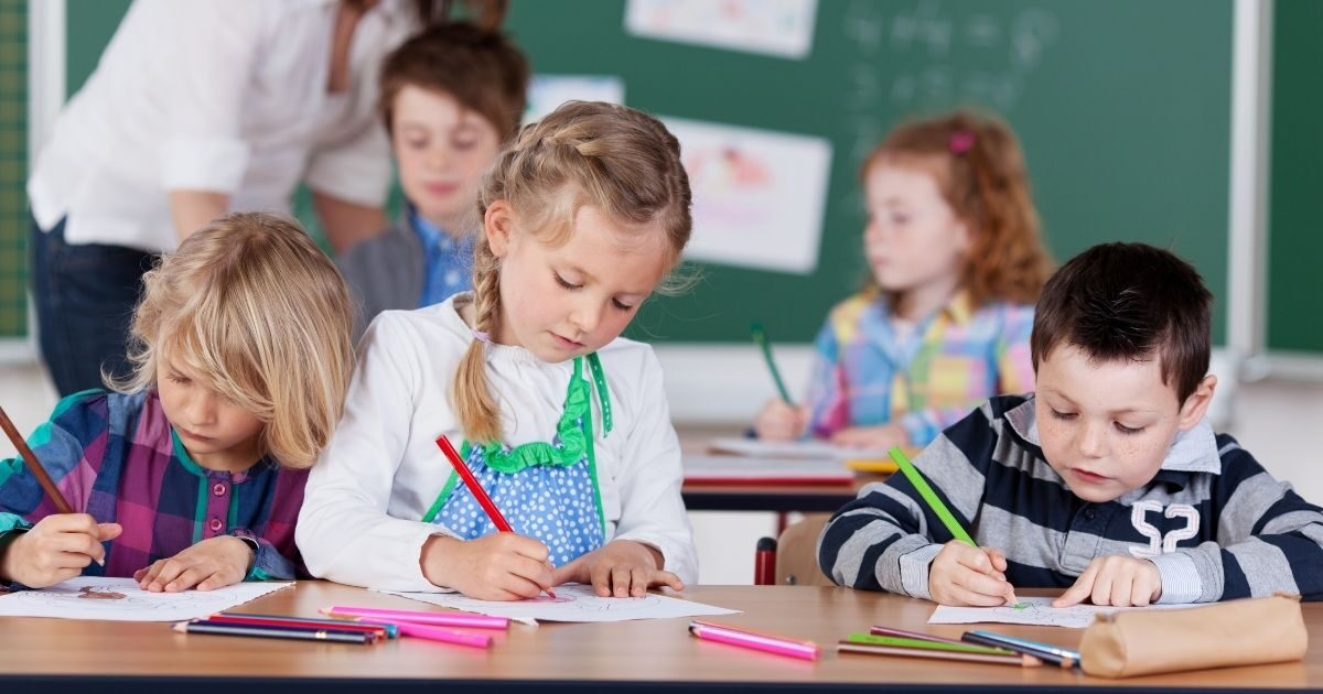 kids in school