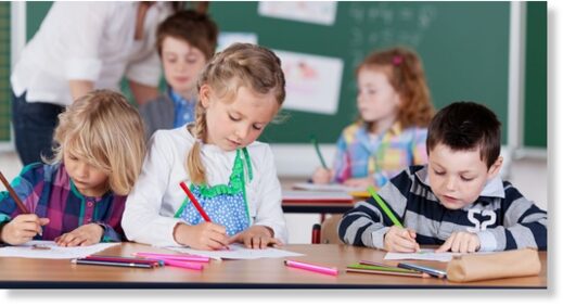 kids in school
