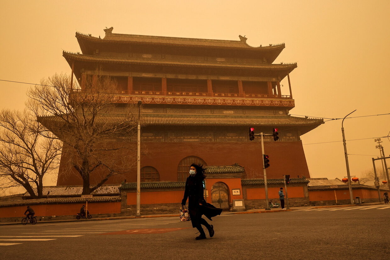 Click to enlarge Beijing sandstorm