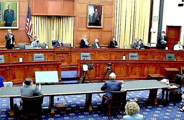 Click to enlarge Committee hearing