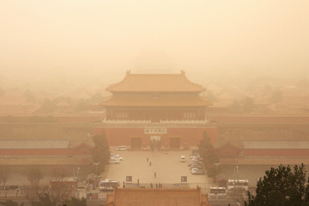 Beijing sandstorm March 2021
