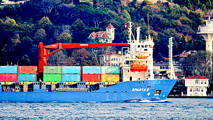 Russian cargo ship
