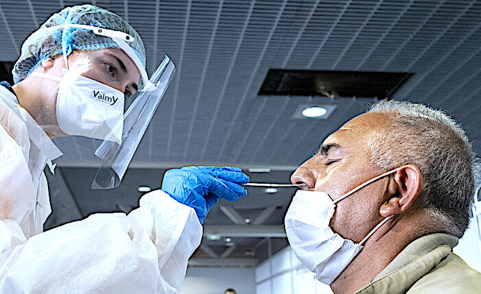 Click to enlarge patient swabbed