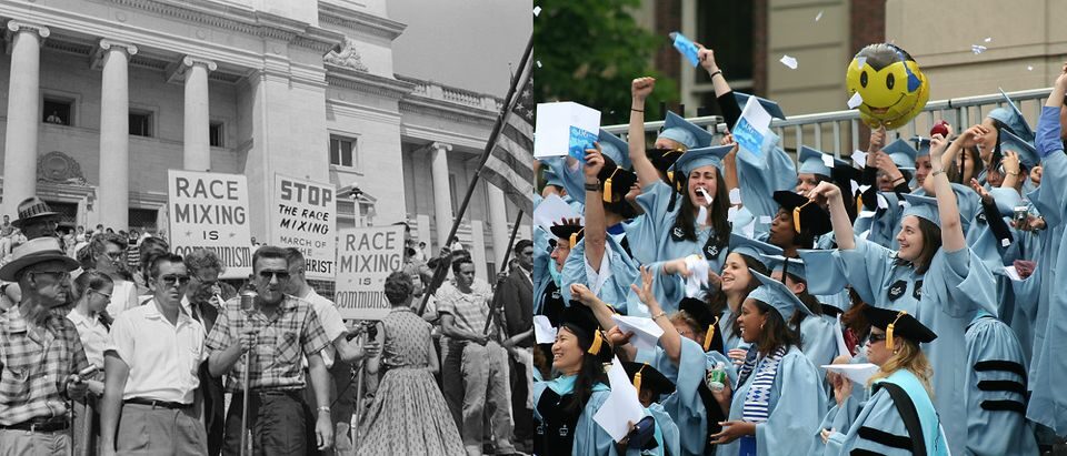 civil rights protest college graduation