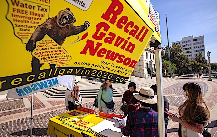 Click to enlarge recall Newsom stand
