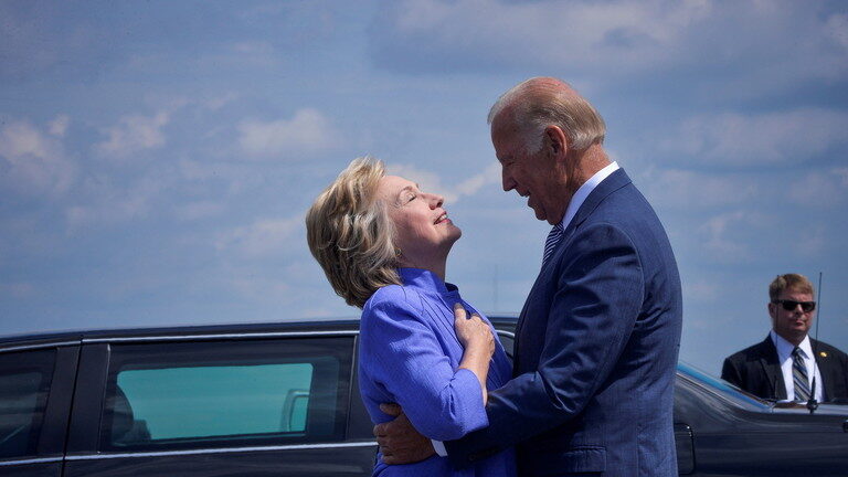 biden hillary clinton ick creepy
