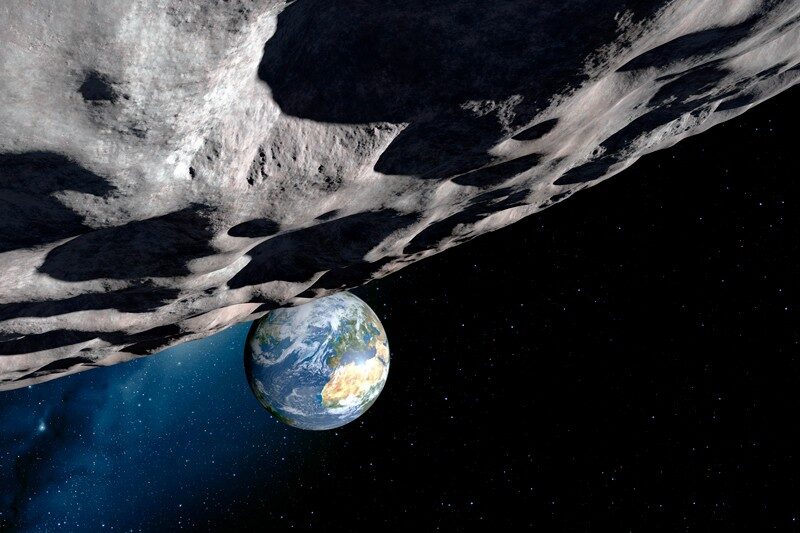 Click to enlarge The near-Earth asteroid Apophis (artist’s impression)