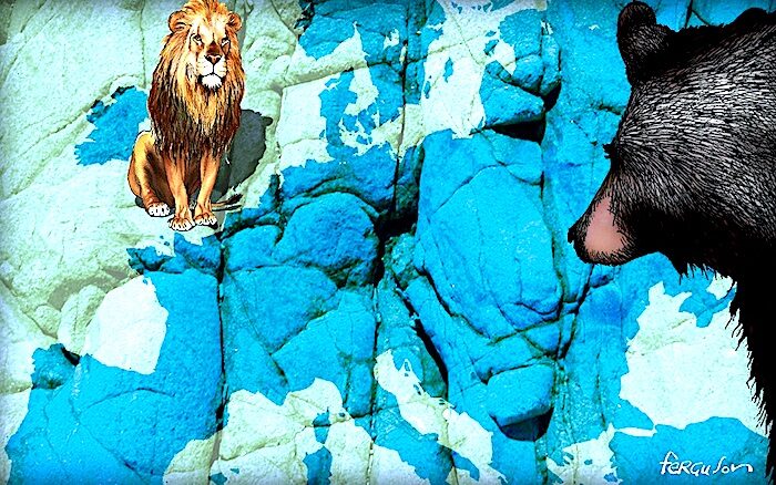 Click to enlarge lion bear map