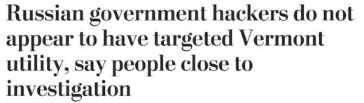 Russian gov statement