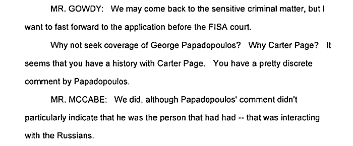 Gowdy McCabe dialog