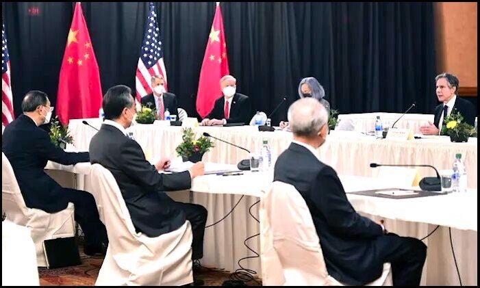 Click to enlarge US China talks Anchorage