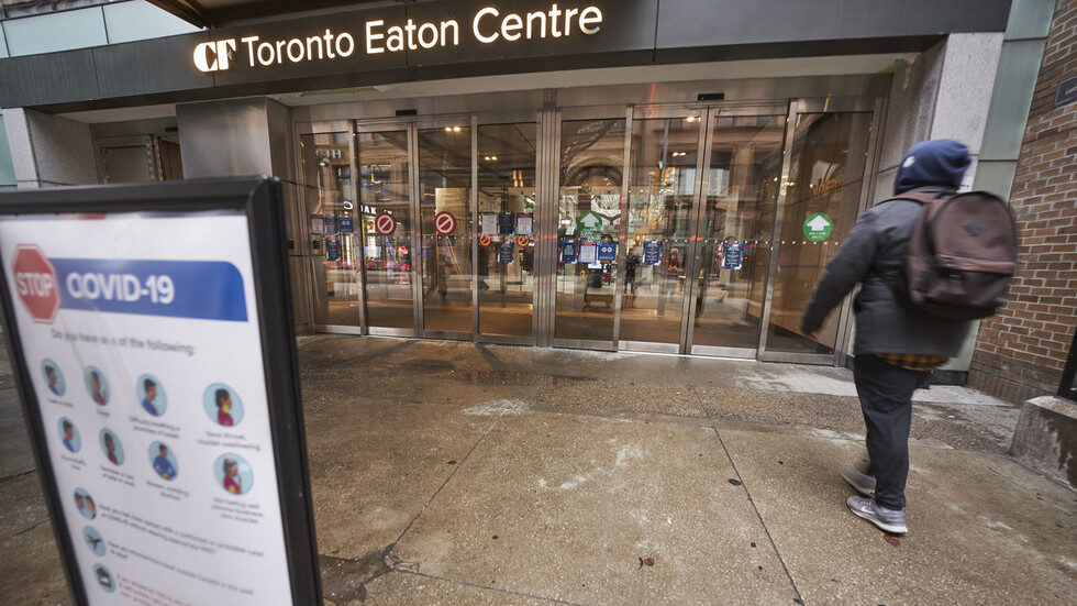 Click to enlarge Toronto Eaton Centre