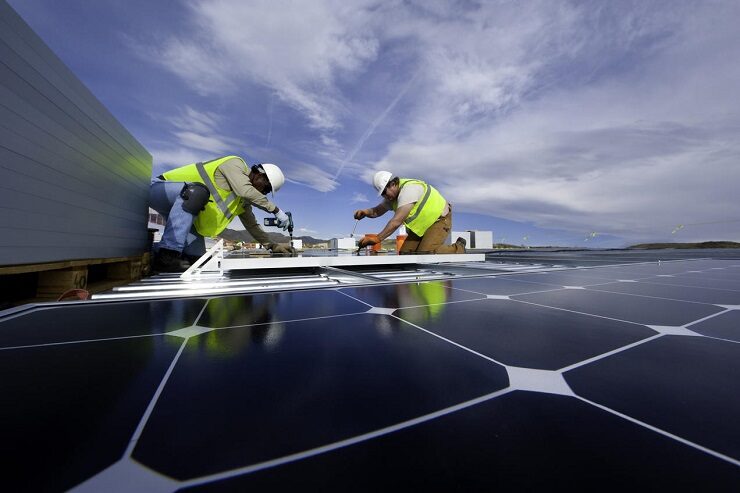 Click to enlarge solar panel