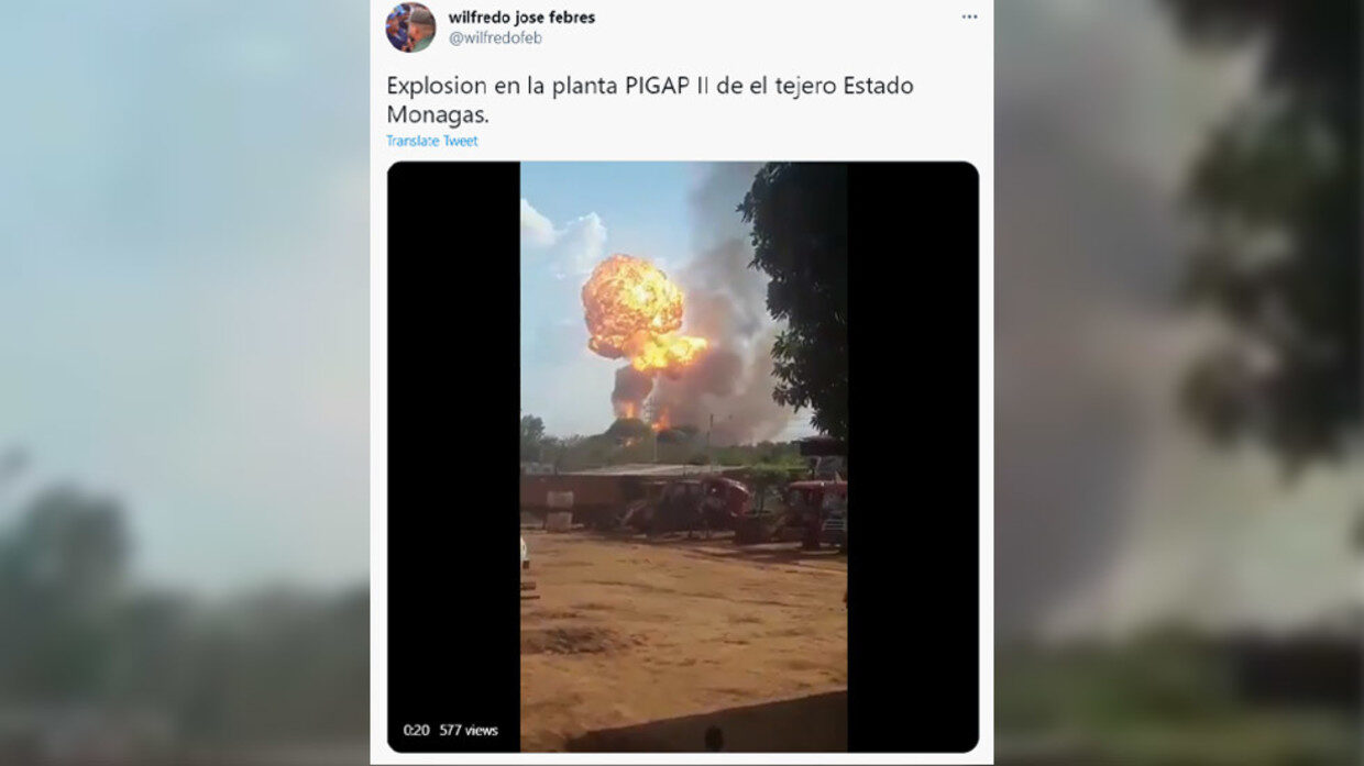 explosion venezuela