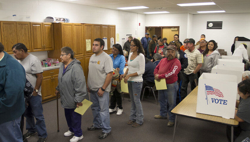 Click to enlarge people voting