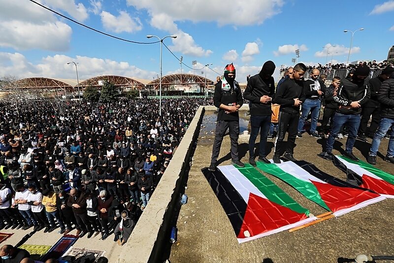 protest crime palestinian communities