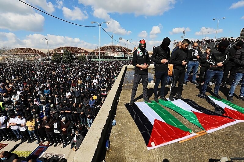 Click to enlarge protest crime palestinian communities