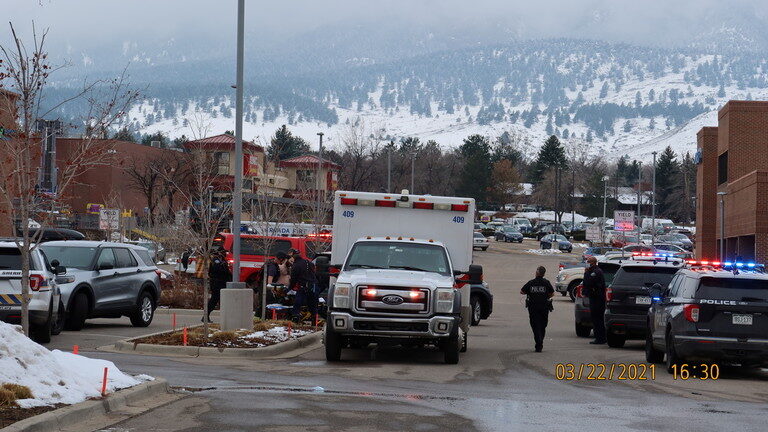 ambulance grocery shooting boulder