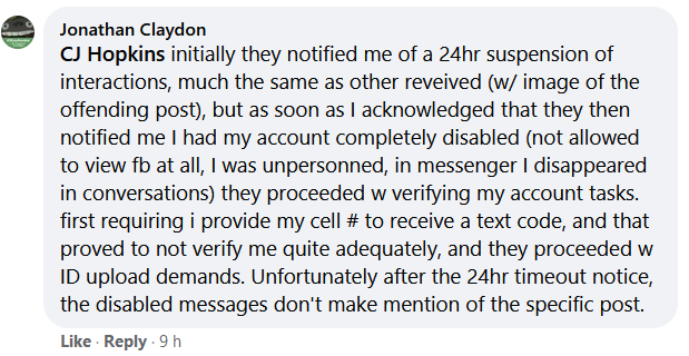 Click to enlarge CJ response