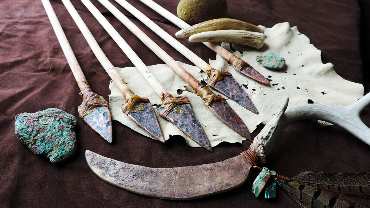 Copper spear