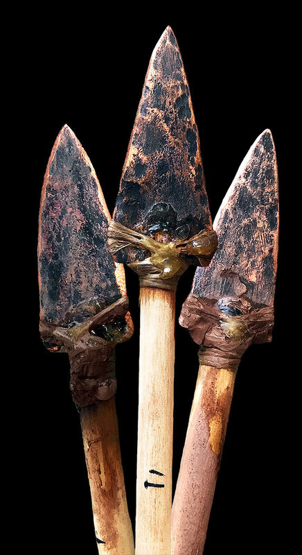 Click to enlarge copper spear
