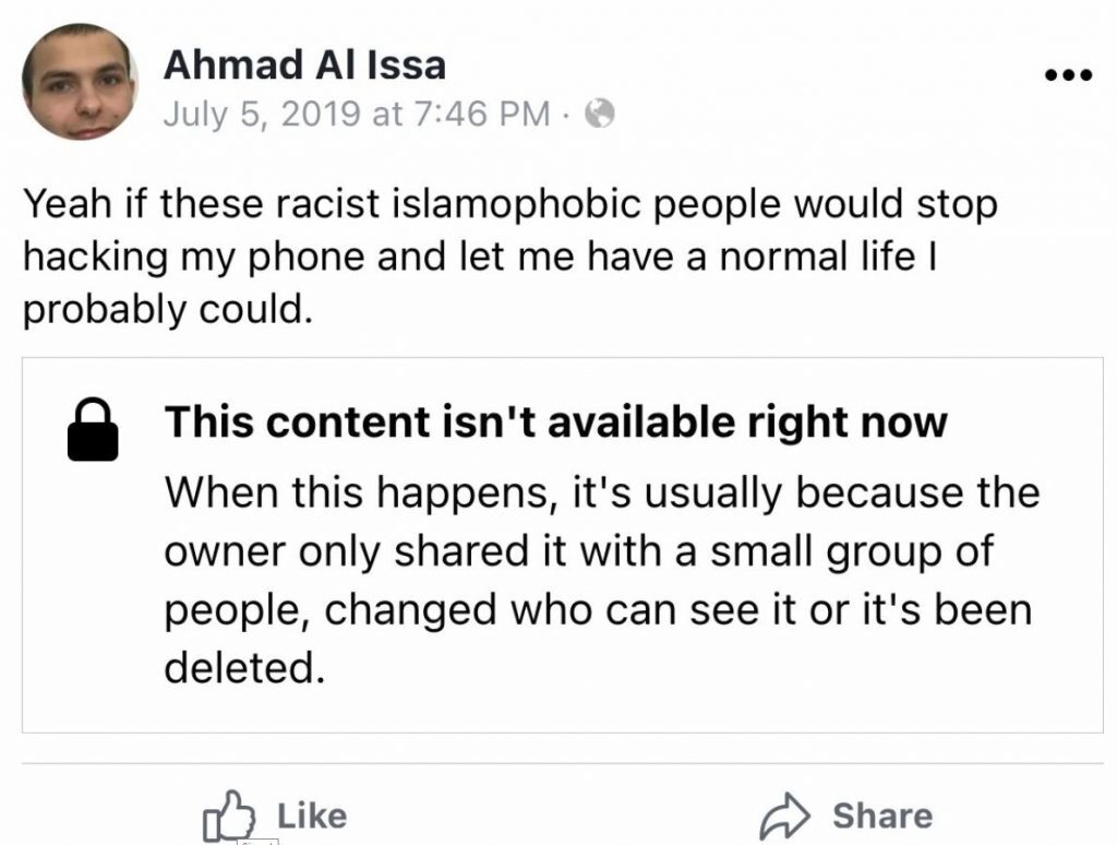 ahmad al issa post