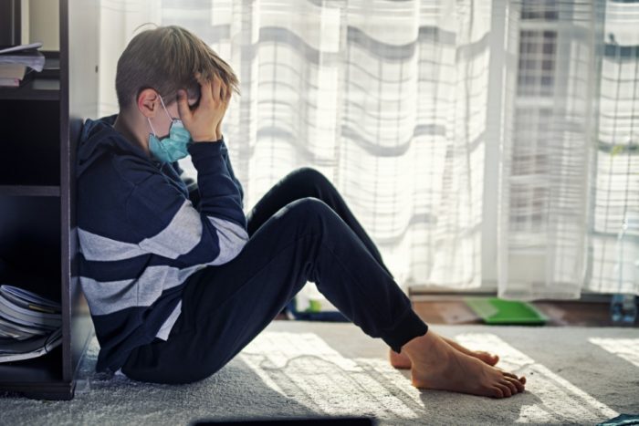Click to enlarge child depression lockdown mask
