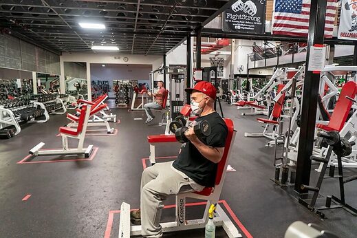 Click to enlarge Atilis gym covid lockdown interior