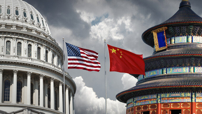 china US flag