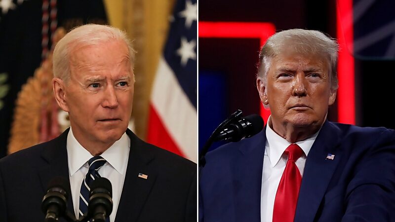 Click to enlarge Biden trump