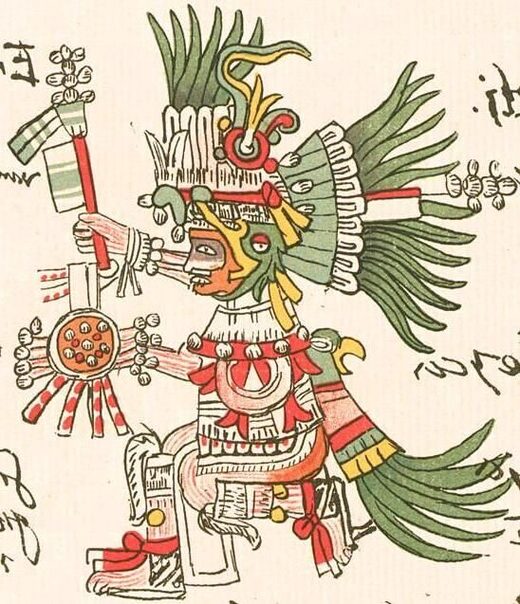 Click to enlarge Huitzilopochtli aztecs war god
