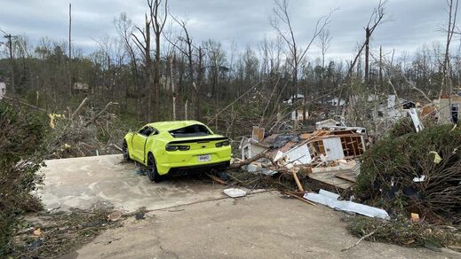 Georgia tornado damage