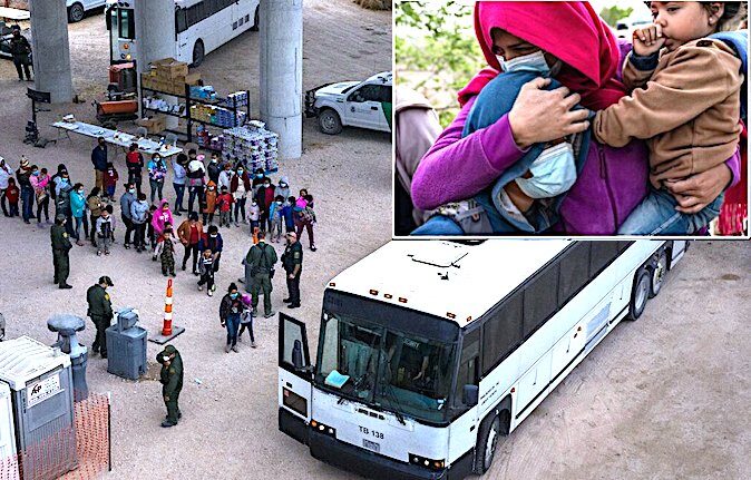 US border bus/Man-child