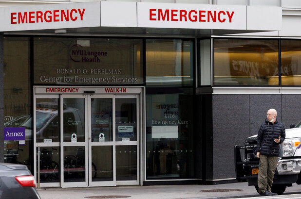 Click to enlarge hospital emergency entrance