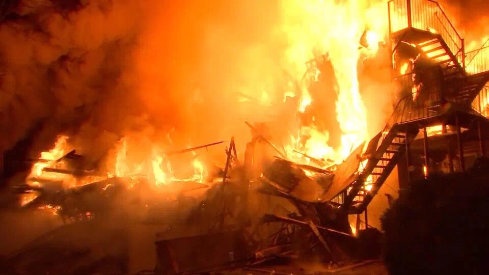 Click to enlarge fire residential home