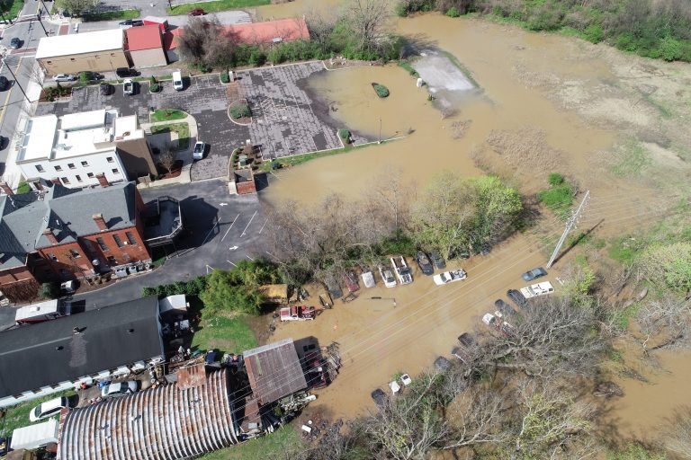 Click to enlarge Floods in Franklin County, Tennessee, March 2021.